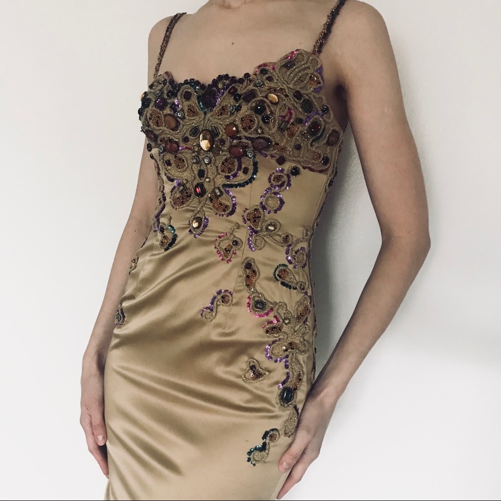 Mandalay Hand Embroidered NWT Evening Dress!!